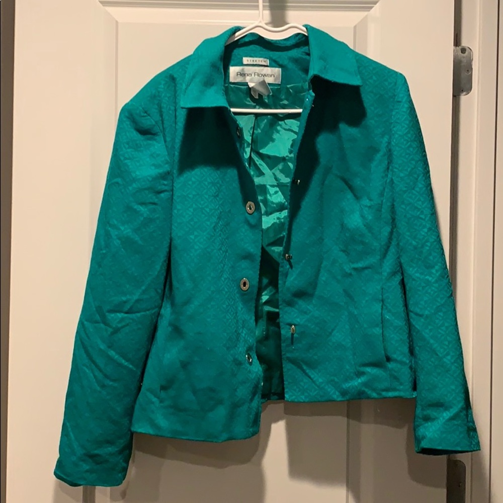 Jade Green Rena Rowan 18 Blazer